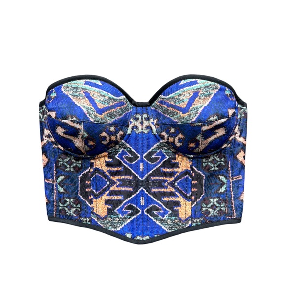 Tops - Empowered Edge Crop Corset Vintage